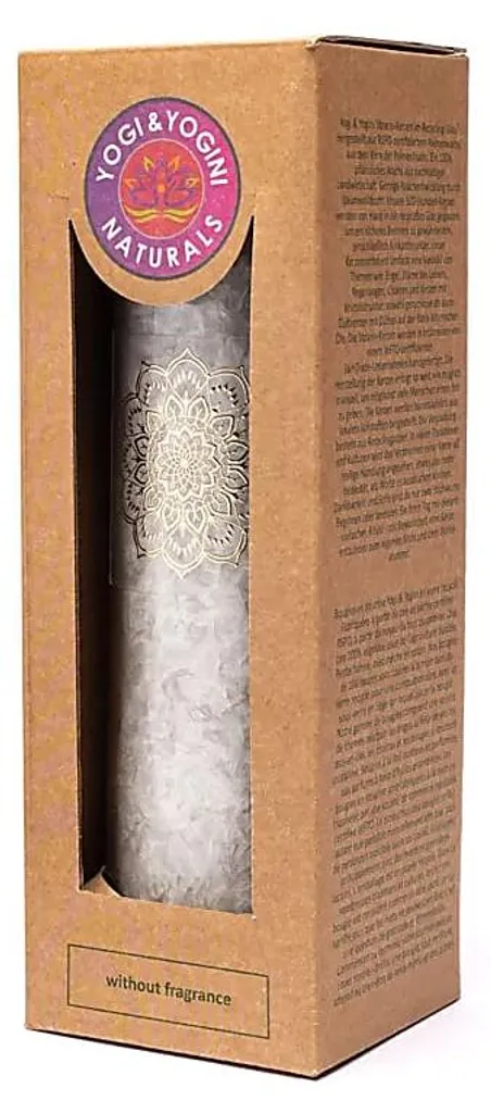 Bougie de Méditation Mandala Grise 21 cm Stéarine sans Parfum Zen