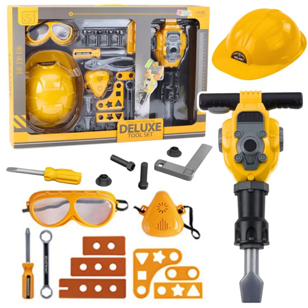 Marteau pneumatique sans fil avec kit 21 outils de bricolage portatif