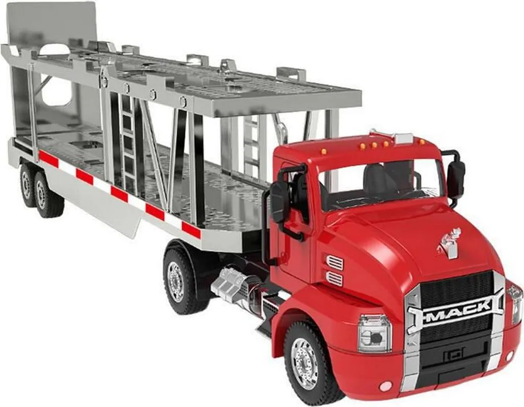 Camion de transport télécommandé rouge Double Eagle pour enfant 1:26