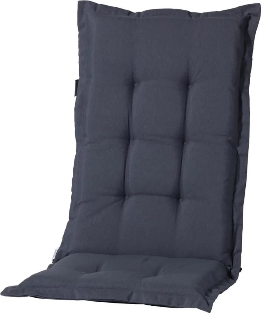 Coussin de Fauteuil de Jardin Gris 123x50 cm Madison Panama Dossier Haut