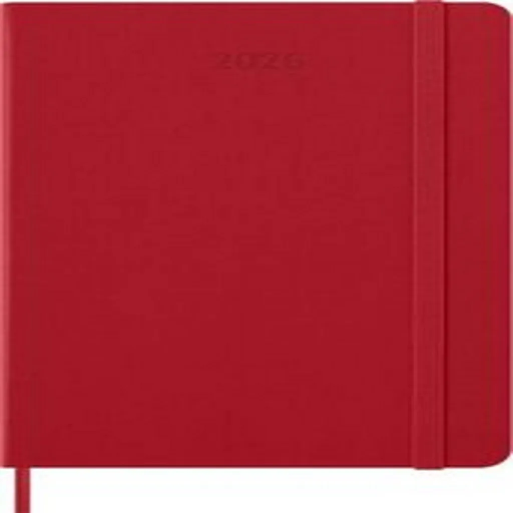 Agenda 2026 Moleskine Settimanale Rossa A5 Copertina Rigida