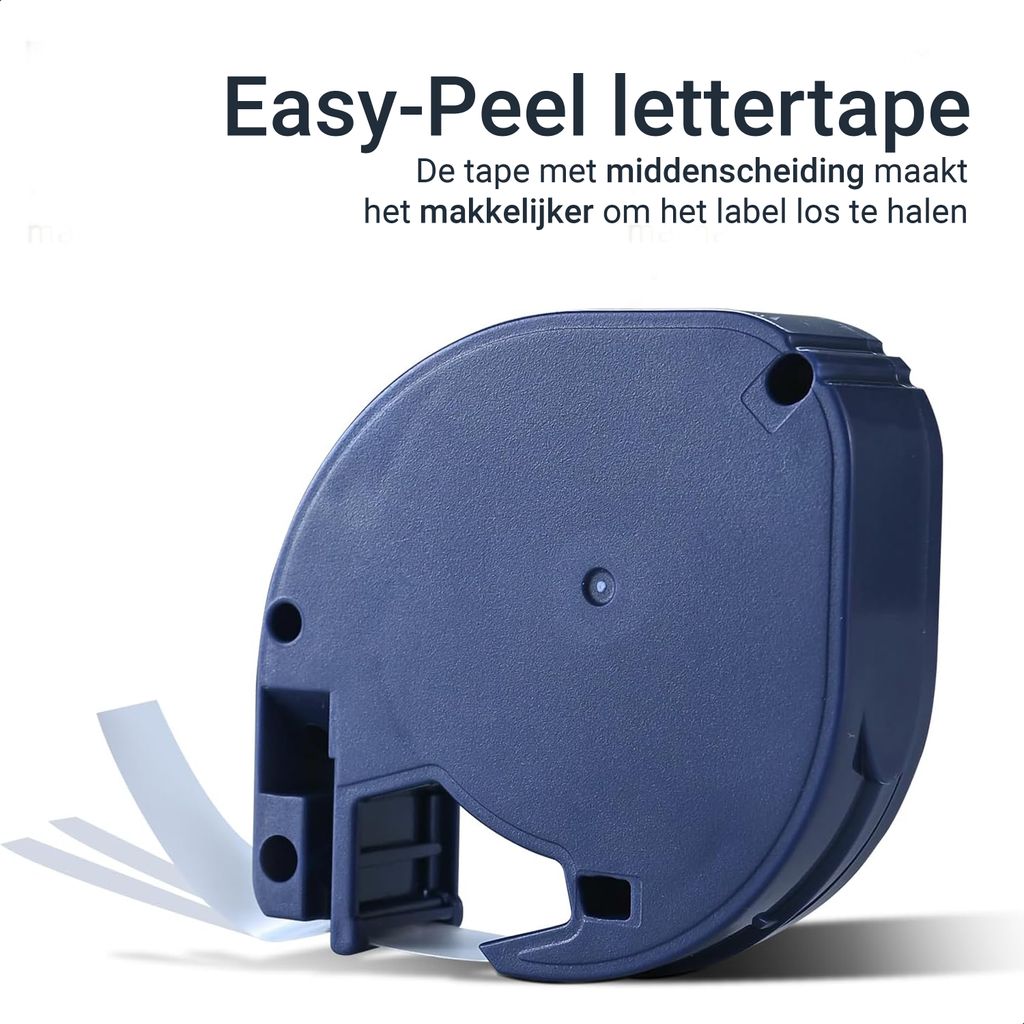 Dymo kompatibles Letratag 91202 (S0721620) Band, schwarz Produktbild 2