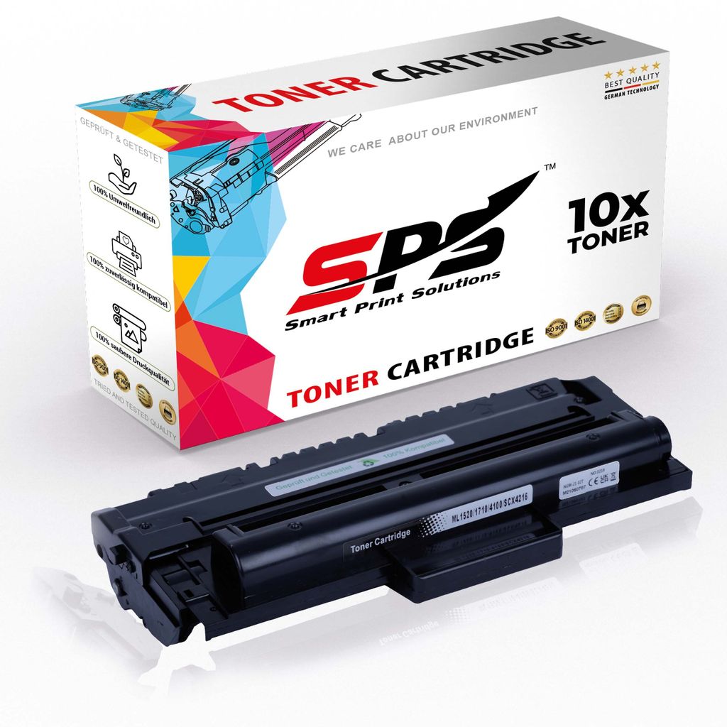 10x Kompatibel Samsung ML-1710D3 ELS Toner Schwarz für Produktbild 