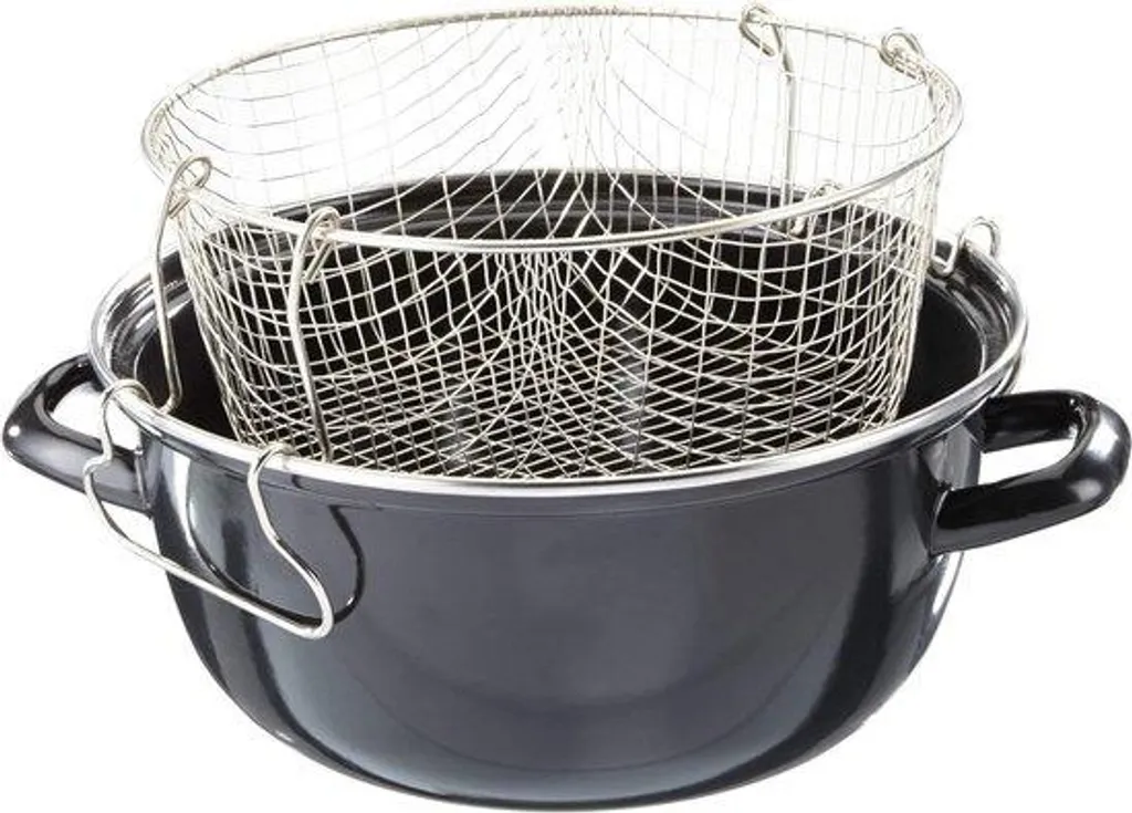 Friteuse médicale en fonte de 24 cm - Cuisson saine et durable de qualité