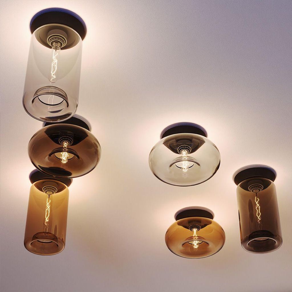 s.luce Cruet Wandlampe Deckenleuchte Up & Low Glaslampe Glasleuchte Wandleuchte