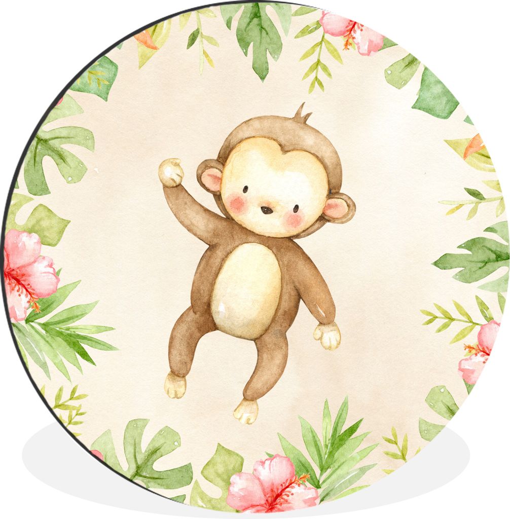 MuchoWow - Wand Kreis - Wandbild - Schlafzimmer - Aluminium Bild - Kinderzimmer - Wohnzimmer Dekoration - Wandschmuck