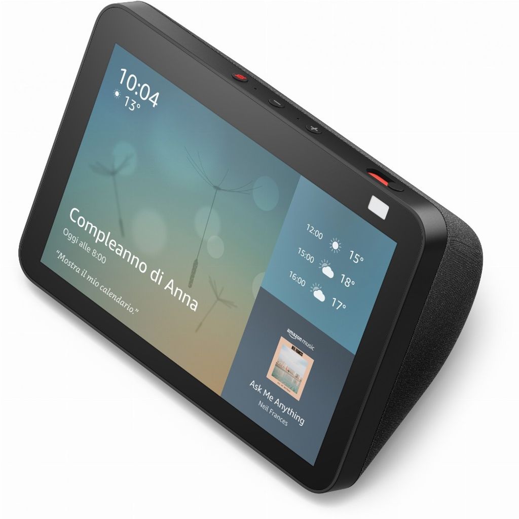 Amazon Echo Show 8 Smart Display 8 Zoll HD-Bildschirm Videoanruf Alexa Schwarz 