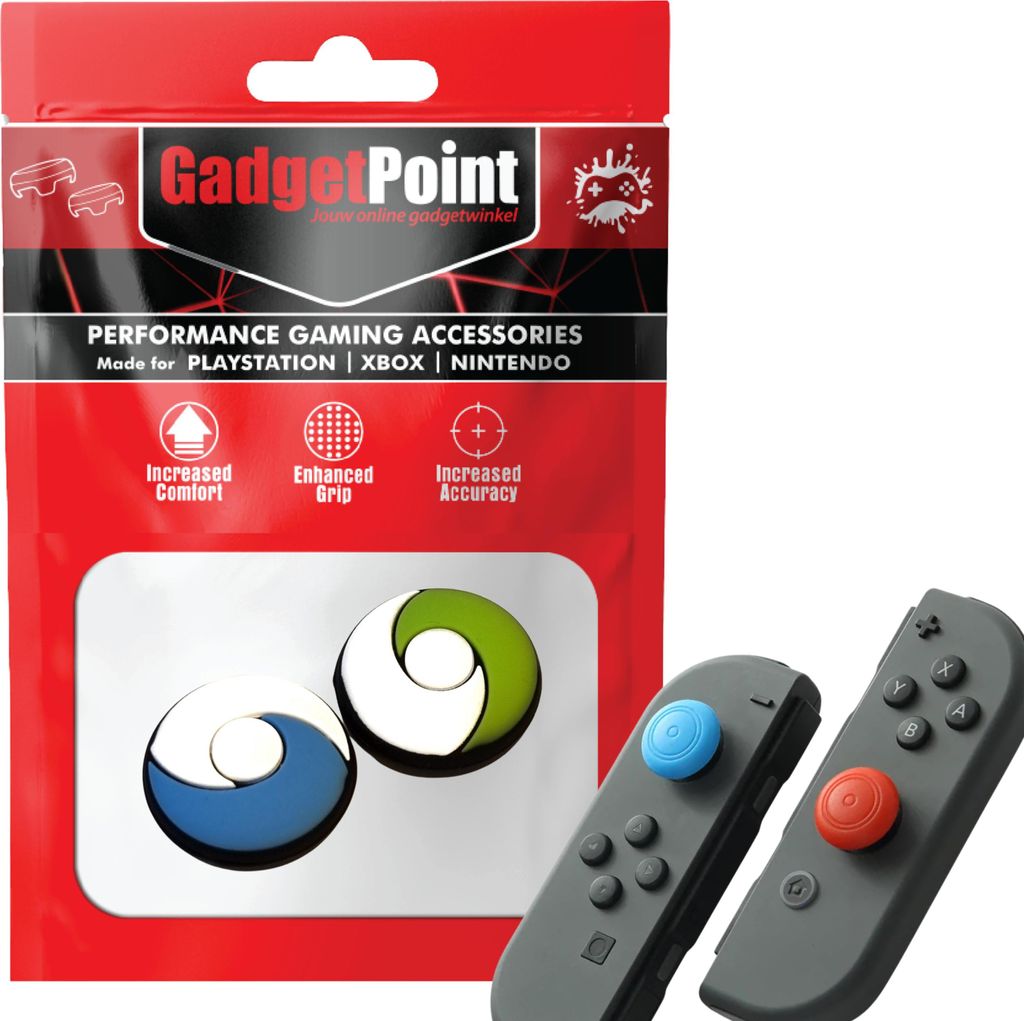 Thumbgrips - Thumb Grips voor Nintendo Switch Joy-Con Controllers - Gaming Thumbgrips - Performance Anti-Slip Thumbsticks - Bescherming Accessoires...