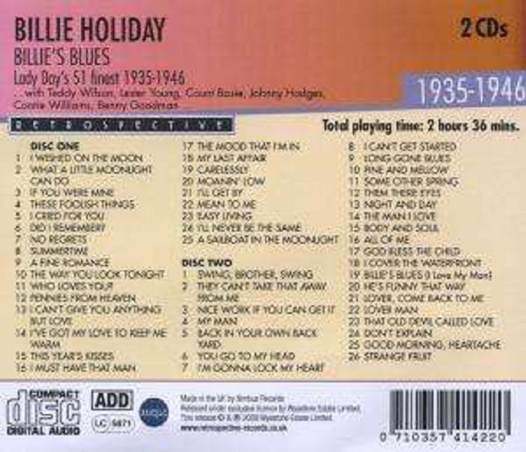 Holiday,Billie-Billie's Blues