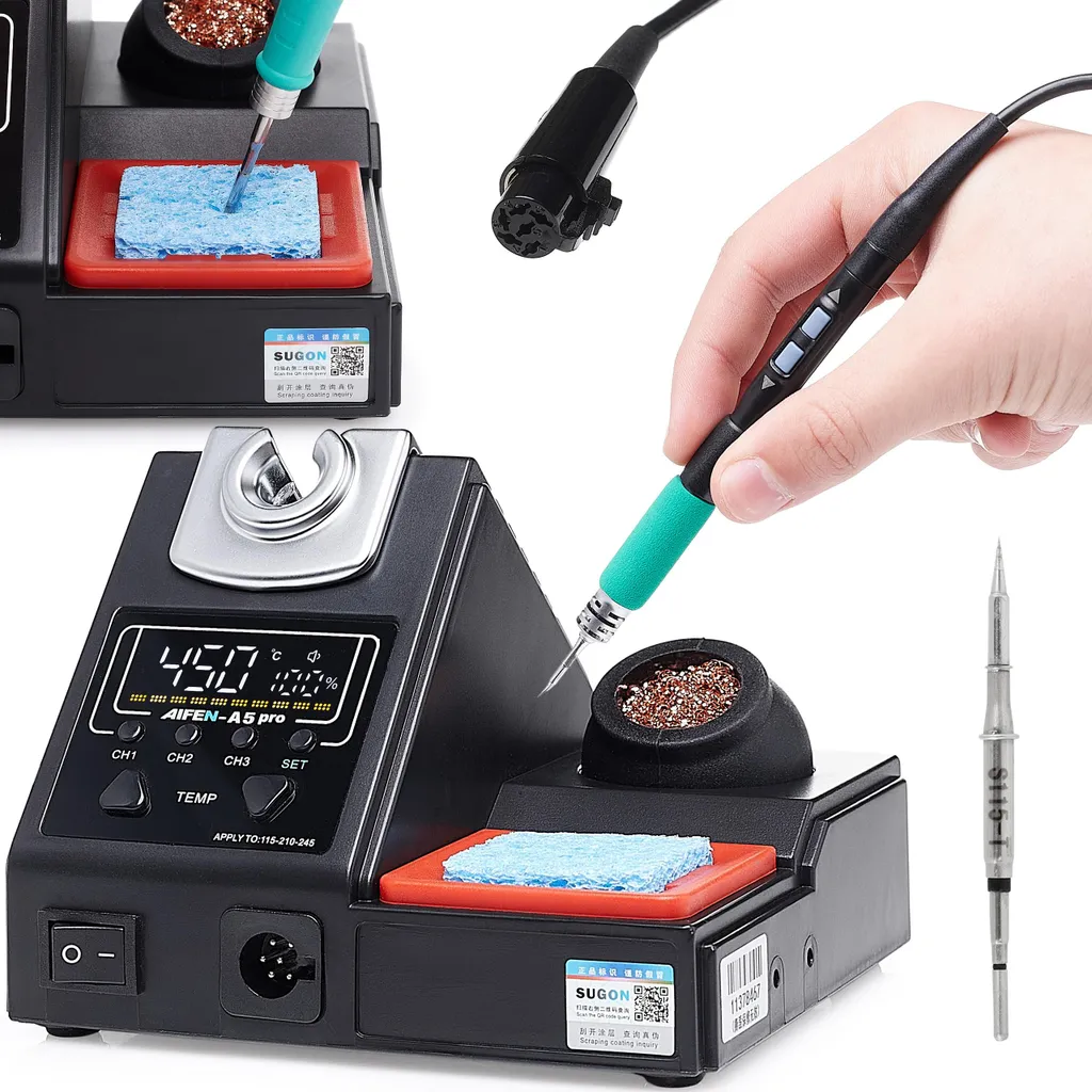 Station de soudage Aifen A5 Pro+ C115 idéale pour réparer smartphone