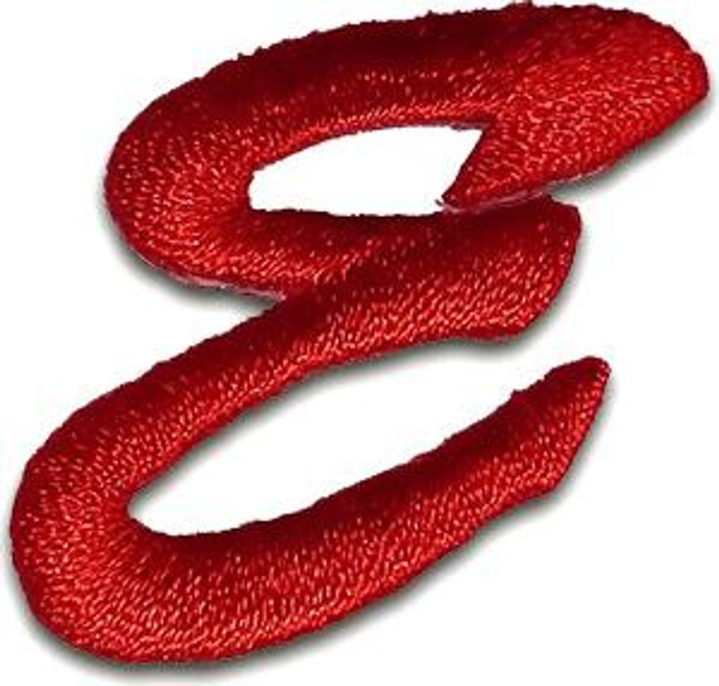 Buchstabe E 3.3x3.2cm: Alphabet Buchstaben Einzeln Auswählbar - Aufnäher, Bügelbild, Aufbügler, Applikationen, Patches, Flicken, Zum Aufbügeln