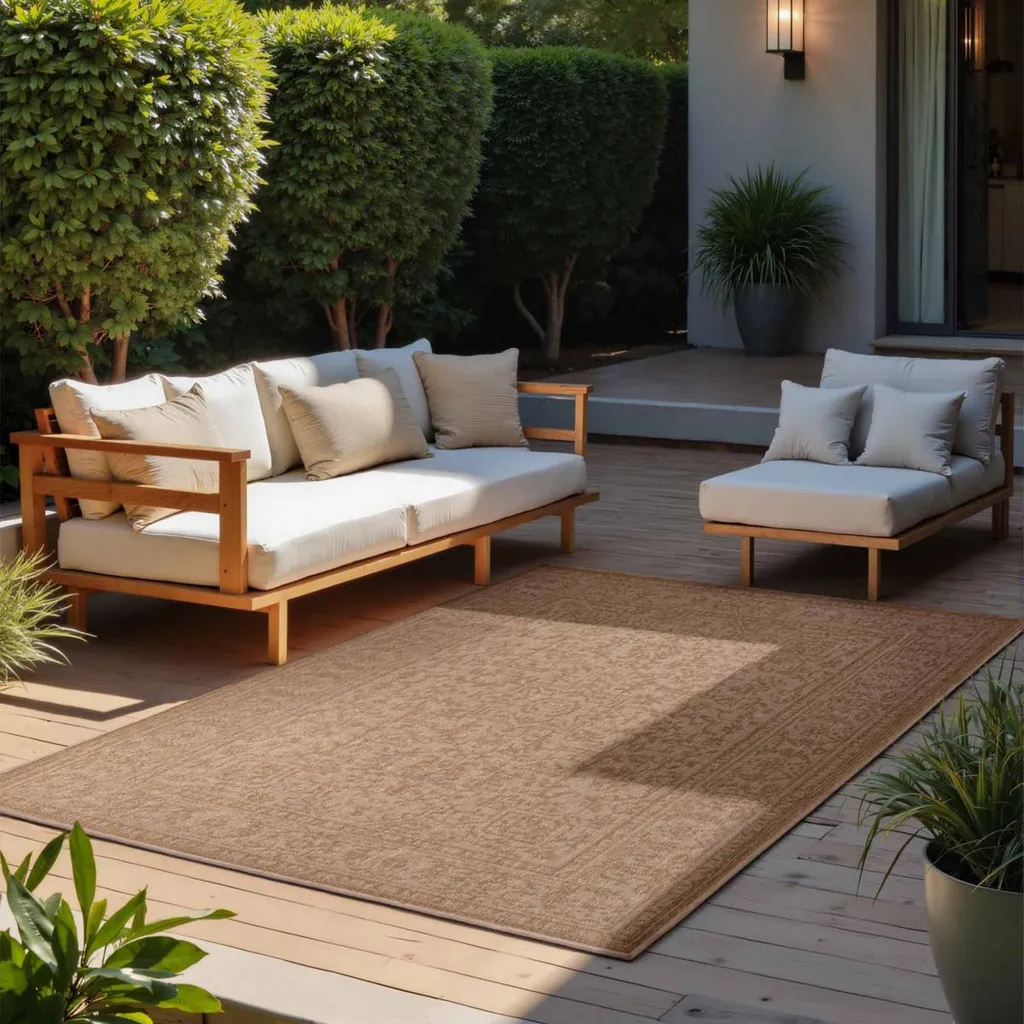 Tapis d'extérieur oriental NORIENT résistant aux UV et à la pluie - 2
