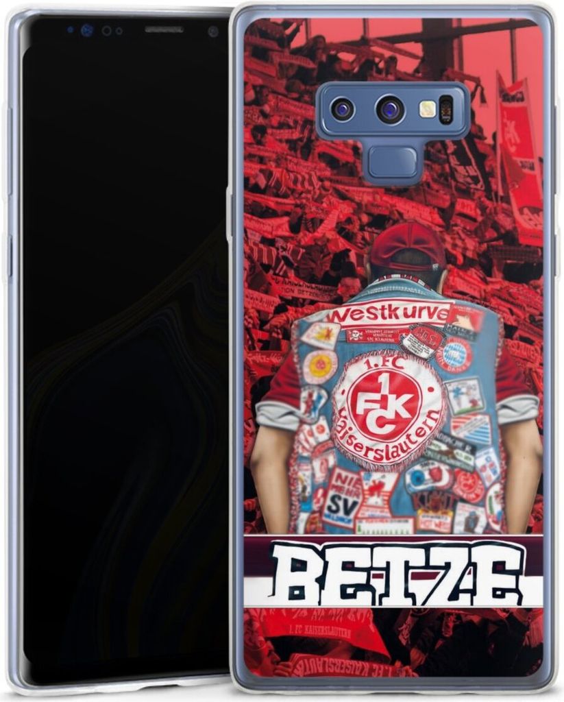 DeinDesign Slim Hülle für Samsung Galaxy Note 9 Silikon Case Ultra Dünn Handyhülle 1. FC Kaiserslautern 1. FCK Offizielles Lizenzprodukt