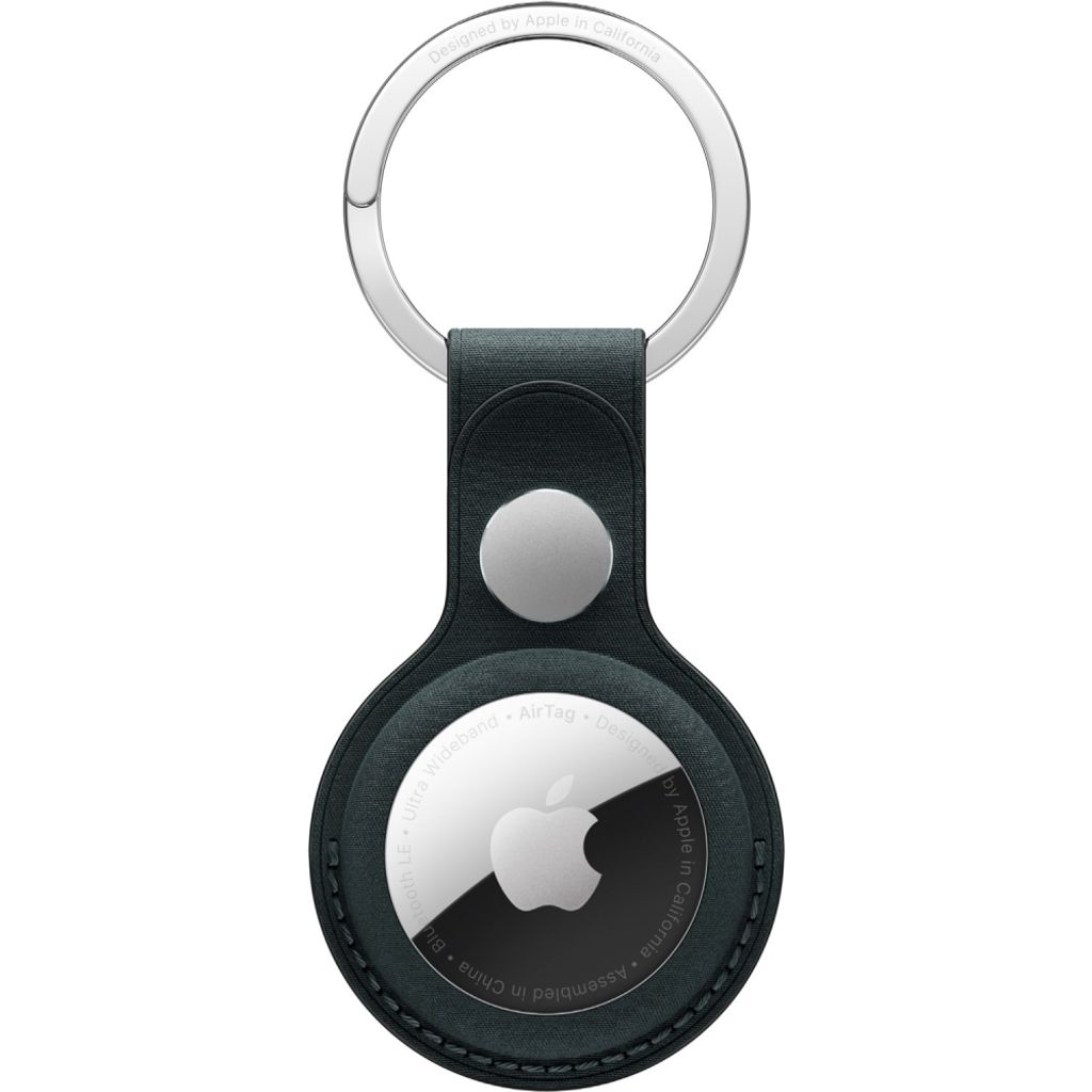 Porte-clés Apple AirTag FineWoven - Vert foncé Image du produit 