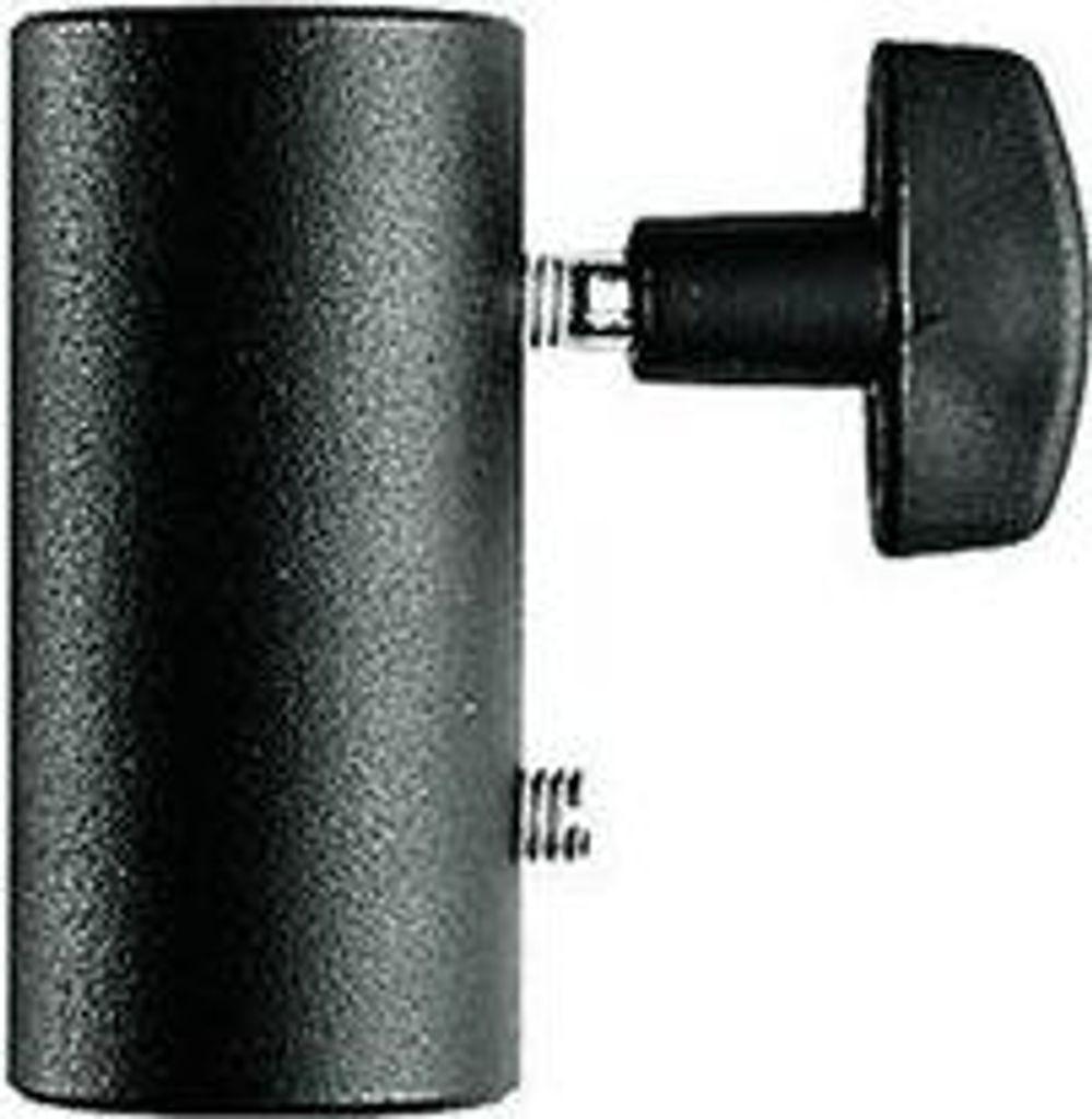 Manfrotto 158, Schwarz, Aluminium, 1,59 cm (0.625"), 1,59 cm (0.625"), 65 mm, 80 g