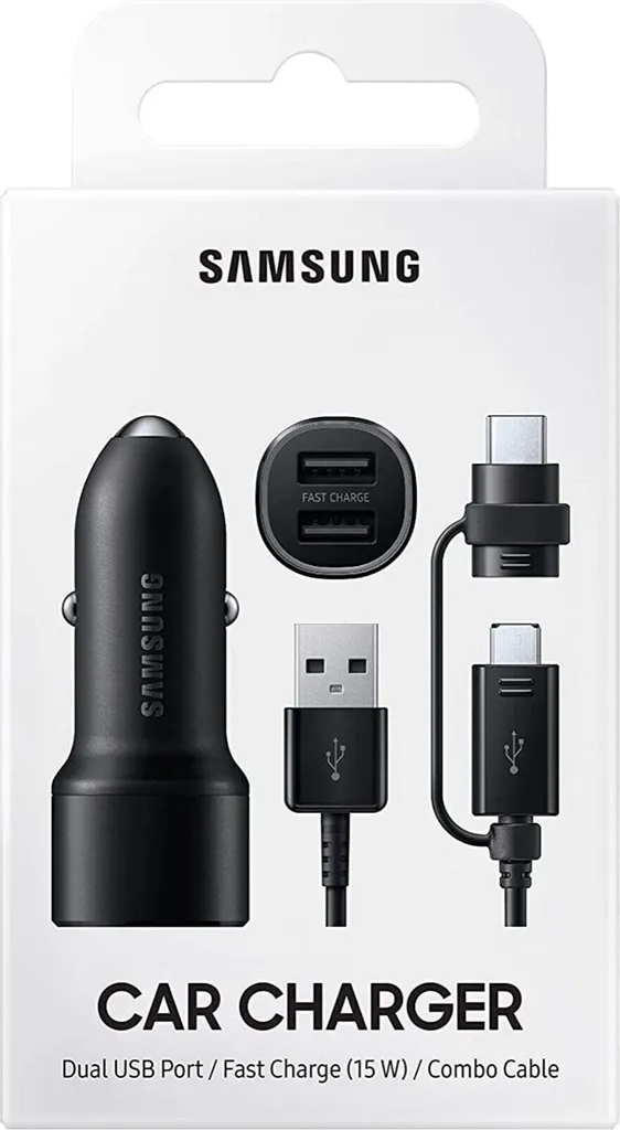 Samsung Caricatore Auto EP-LN915 USB Originale Business Black