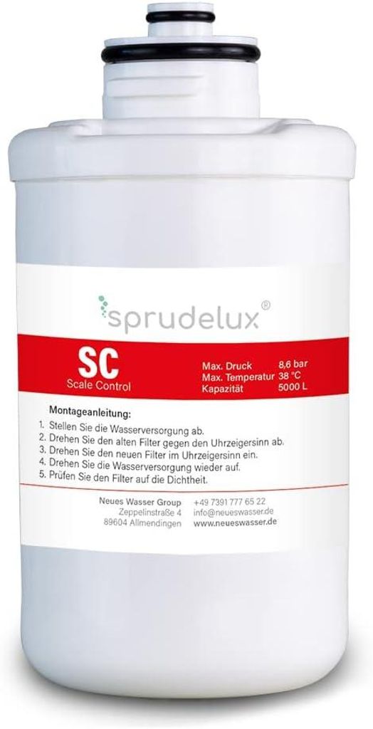 QUOOKER Cube Antikalkfilter SCF – Kalkschutz Ersatzfilter Trinkwassersystem