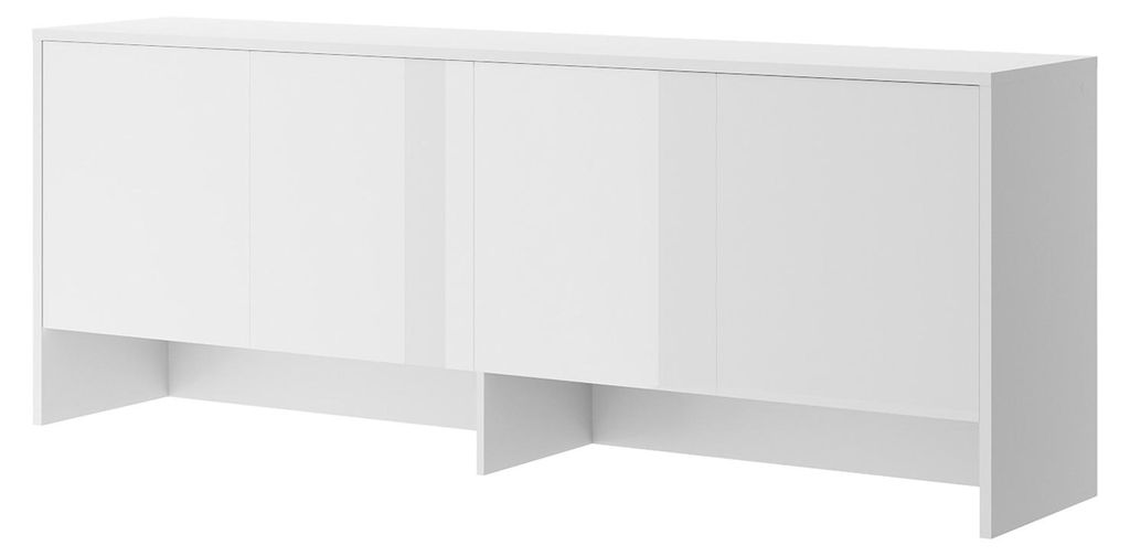 Aufsatzschrank BC-10 Weiß Hochglanz LENART BED CONCEPT für Schrankbett BC-05