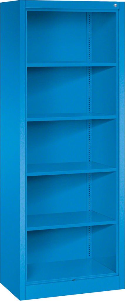 Büroregal mit 4 Einlegeböden Bücherregal Standregal Aktenregal 195x70x40 cm
