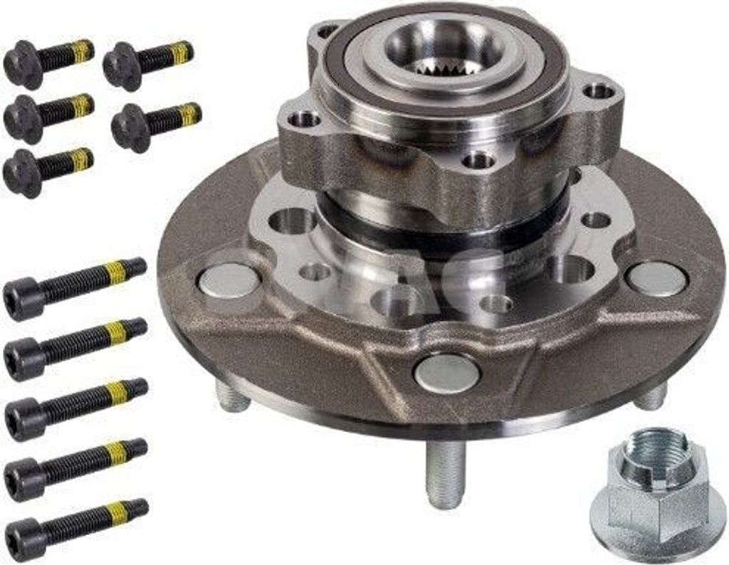SWAG Radlagersatz Vorne Links Vorne Rechts für FORD Transit Custom V362 Kastenwagen (FY, FZ) Kegelrollenlager 88mm 33 10 3812