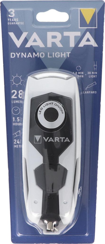 Varta Dynamo Light LED - Hand-Blinklicht - Schwarz - Grau - Obrázok produktu 