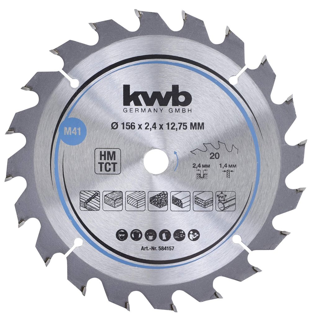 kwb 584157 Karbidový pílový kotúč 156 x 12,75 mm 1 ks Obrázok produktu 