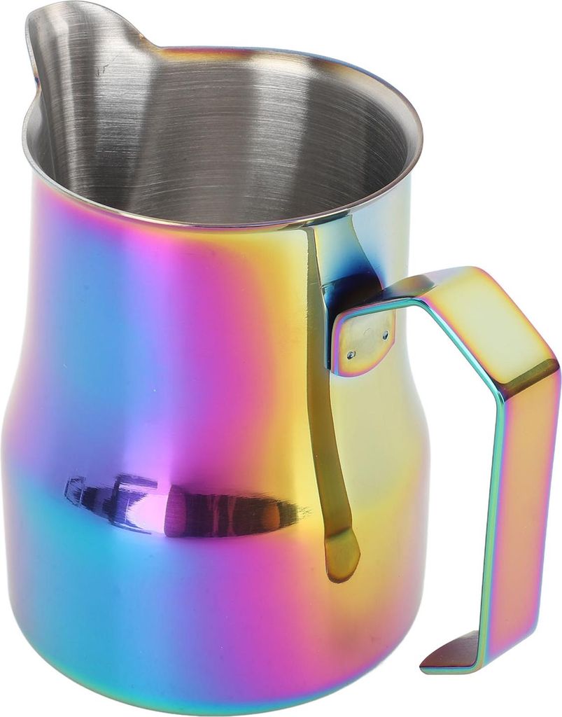 Milchkrug 450ML 304 Edelstahl Aufschäumende Tasse Tropf frei Kaffee dampfenden Krug bunt