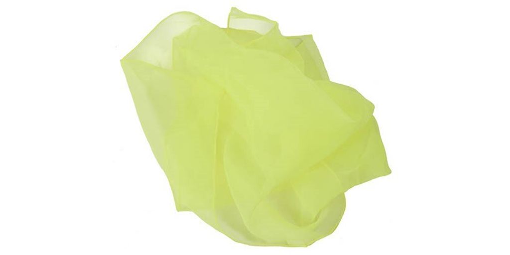 Kawanyo Jonglier- und Tanztuch FLUO 65x65cm - fluo yellow