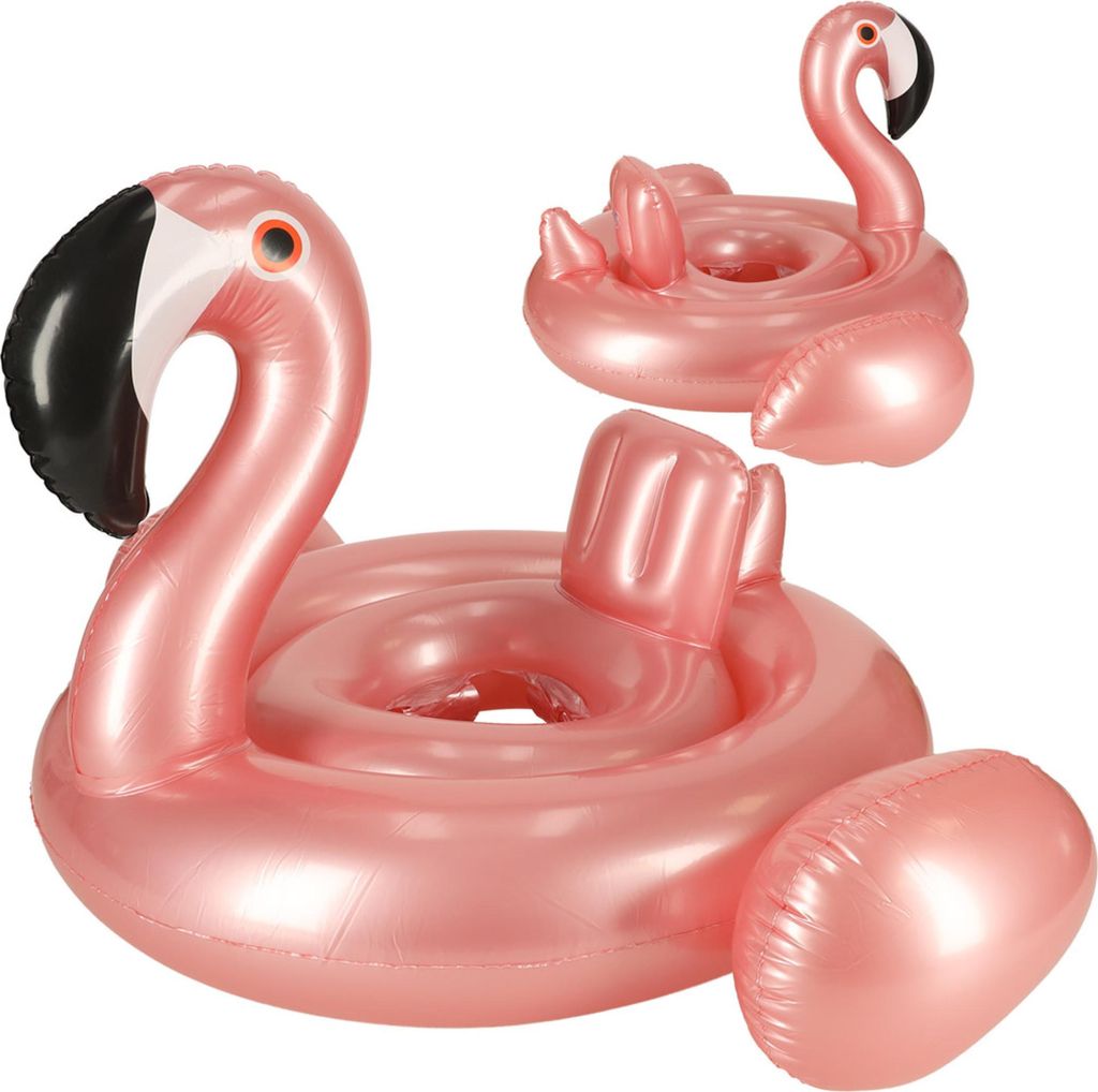 Aga Aufblasbarer Ring mit Sitz für Kinder Flamingo Produktbild 