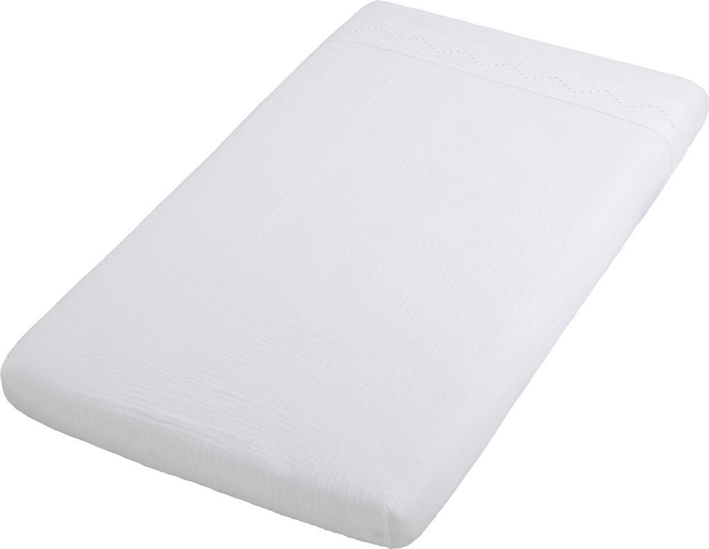 Baby's Only Spannbettlaken Calm - Weiß - 60x120 cm