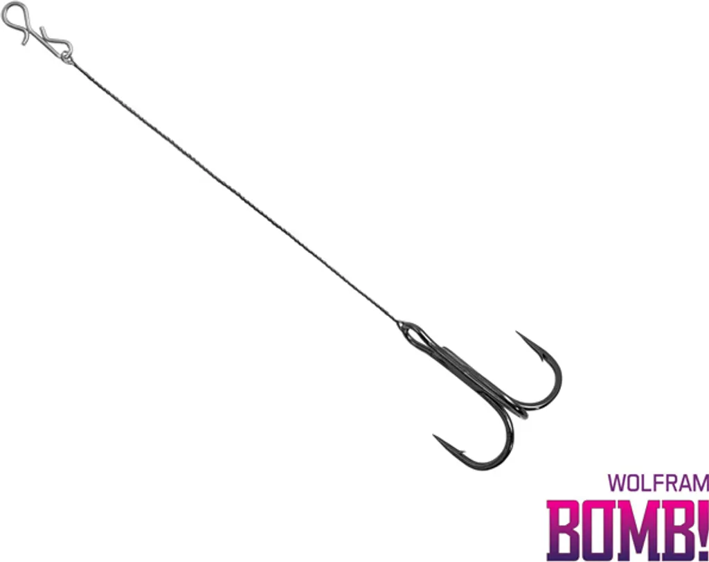 Lest tungstène compact Twisto Rigs BOMB Delphin 8cm avec hameçon fort de fer