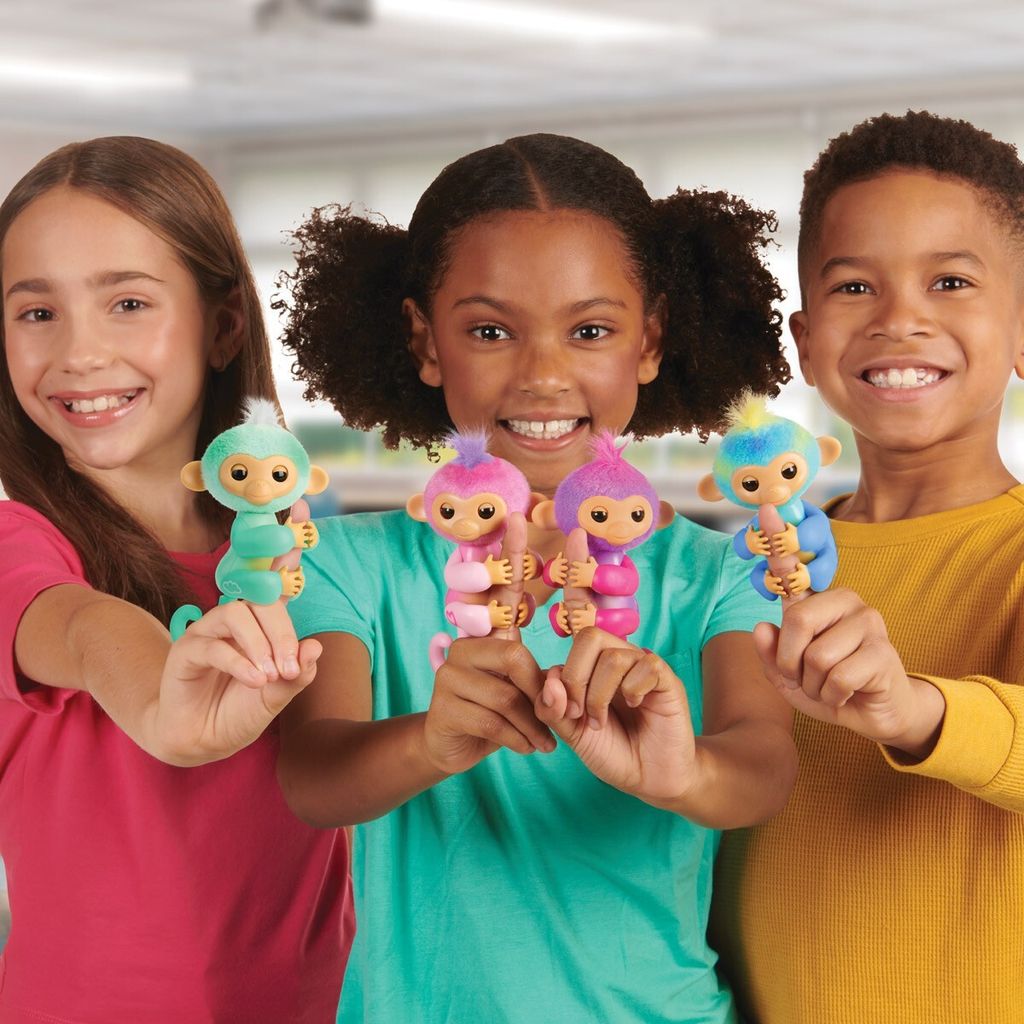 Interaktivní figurka Fingerlings Monkey Blue Leo Obrázek produktu 3
