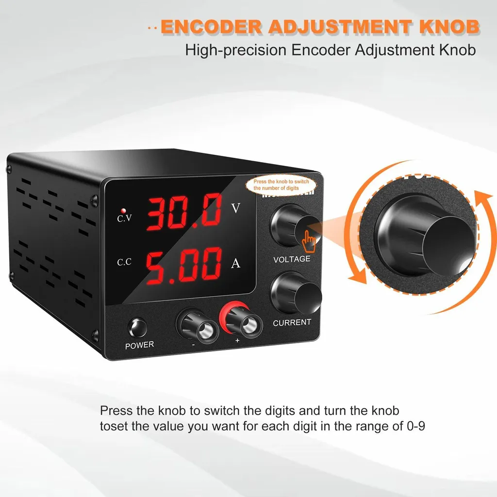 Alimentation Stabilisée à Découpage de Table 30V 5A Format Compact - 11