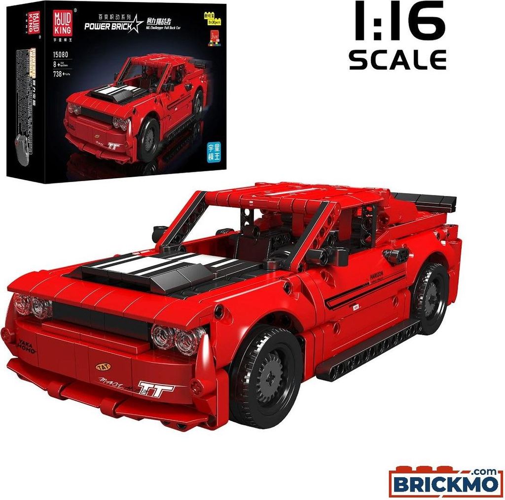 Mould King Challenger American Muscle Car Bausatz 15080S Produktbild 