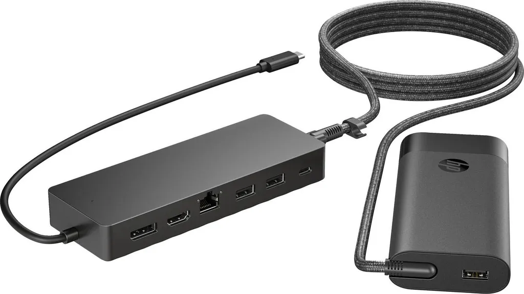 Adaptateur HP USB-C Multiport avec recharge rapide et transfert de données