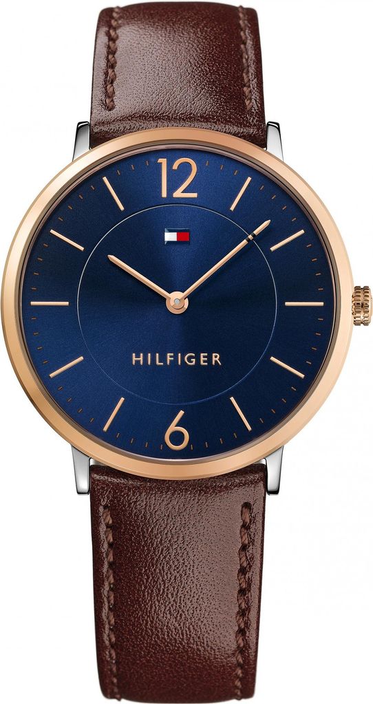 Tommy Hilfiger Men's Sophisticated Sport Watch Analogue Quartz Leather 1710354, blue, Bracelet