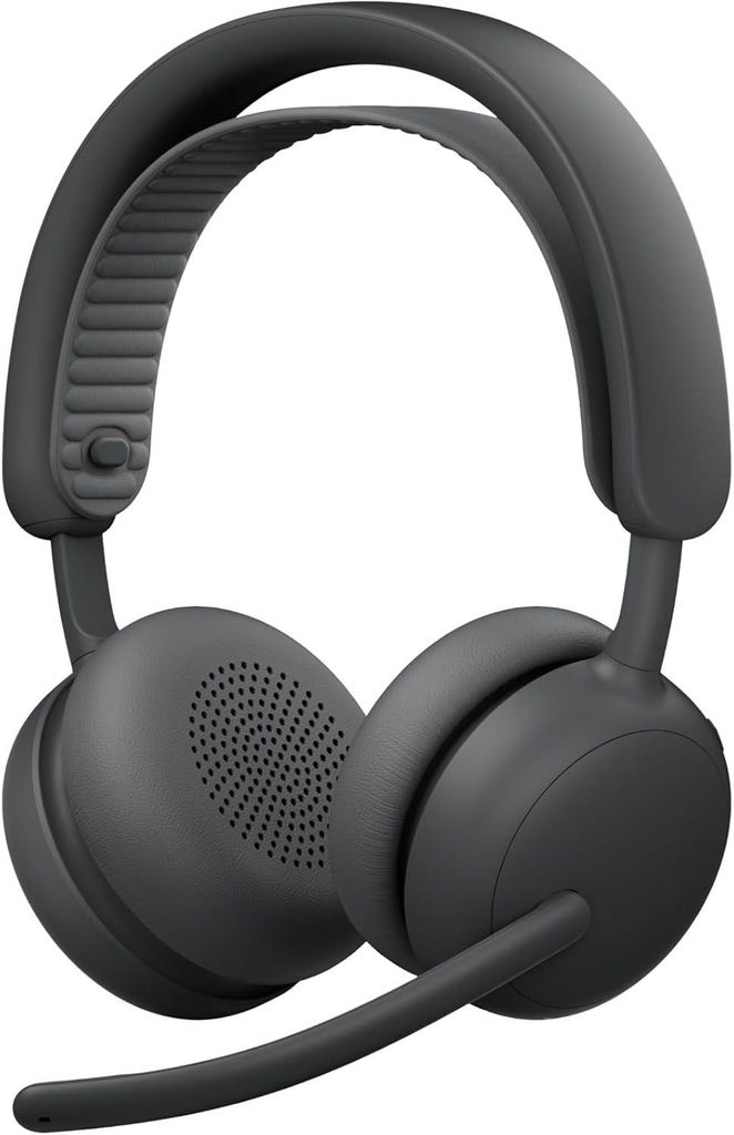 Logitech Zone Wireless 2 ES Kabelloses Bluetooth Headset mit adaptiver Hybrid-ANC, 40mm Treiber, KI-Mikrofone, 50m Reichweite, 25h Akku