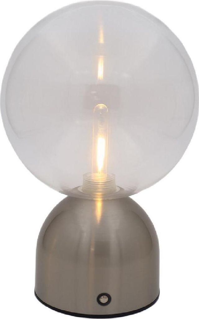 Luxus - Touch-Tischlampe - Lina - Silber - H23 x Ø15