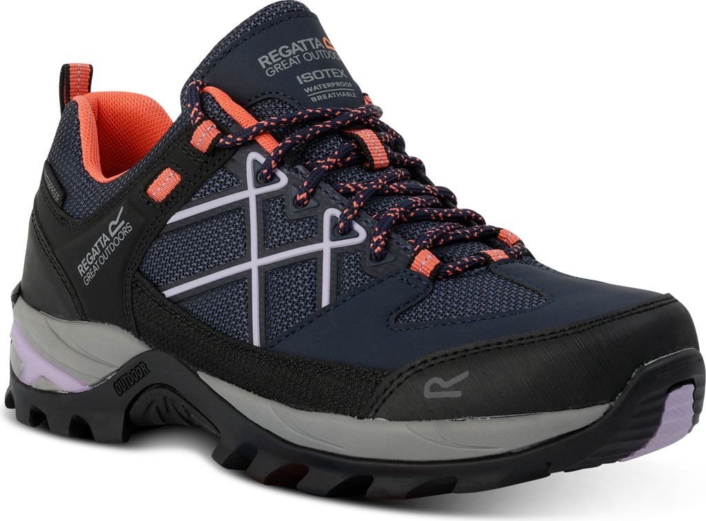 Regatta - Damen Wanderschuhe "Samaris III" RG10050 (40 EU) (Marineblau/Flieder)