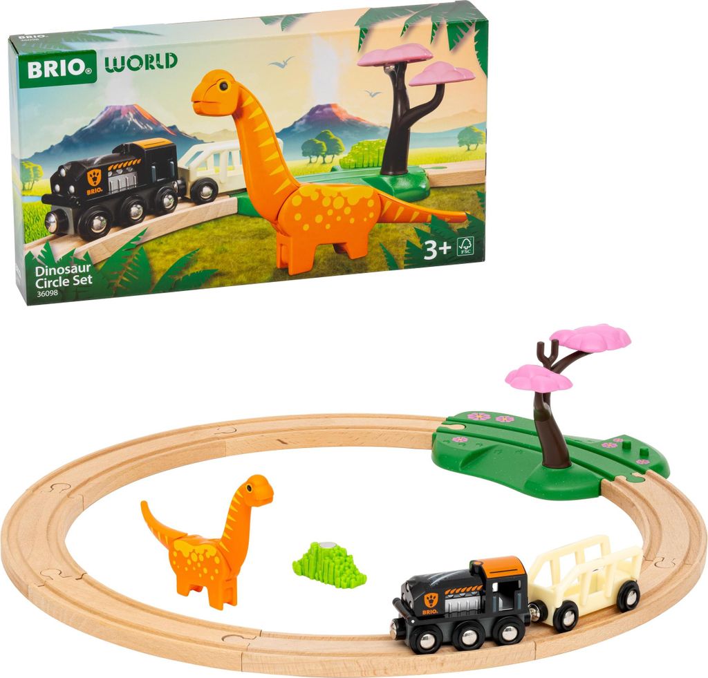 Dinosaurier Bahn Set BRIO 63609800 Produktbild 