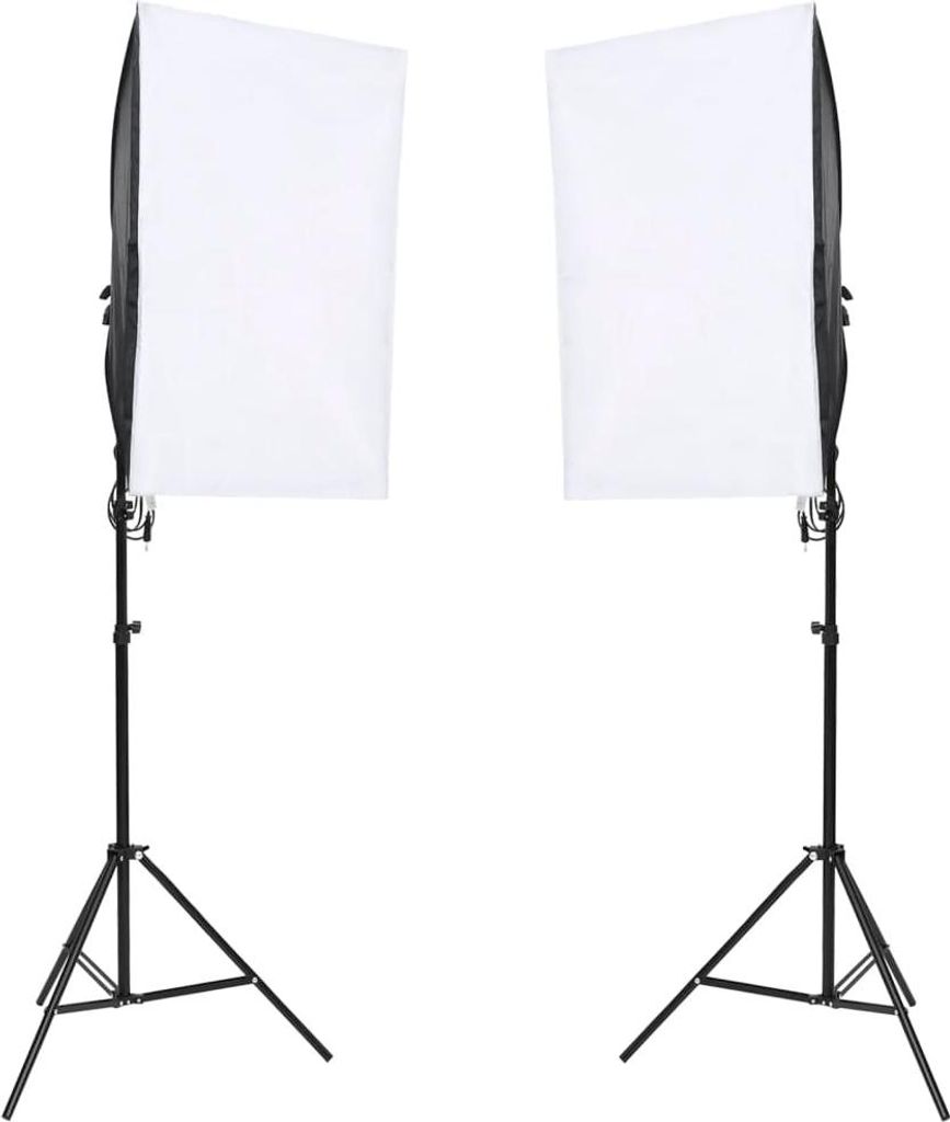 vidaXL Fotostudio-Set mit Leuchten und Hintergrund