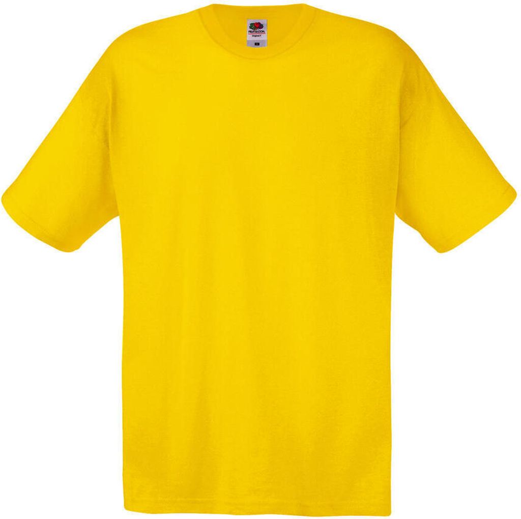 Fruit of the Loom 61-082-0 | Original Herren T-Shirt - Farbe: Yellow - Größe: M