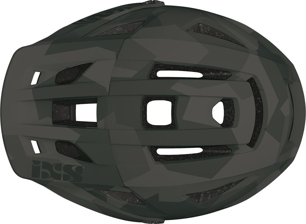 IXS Trigger AM MIPS Helm, Schwarz-Camo, Größe M/L (58-62 cm), All-Mountain MTB-Helm mit MIPS, 19 Belüftungsöffnungen, verstellbares Visier, Fid...