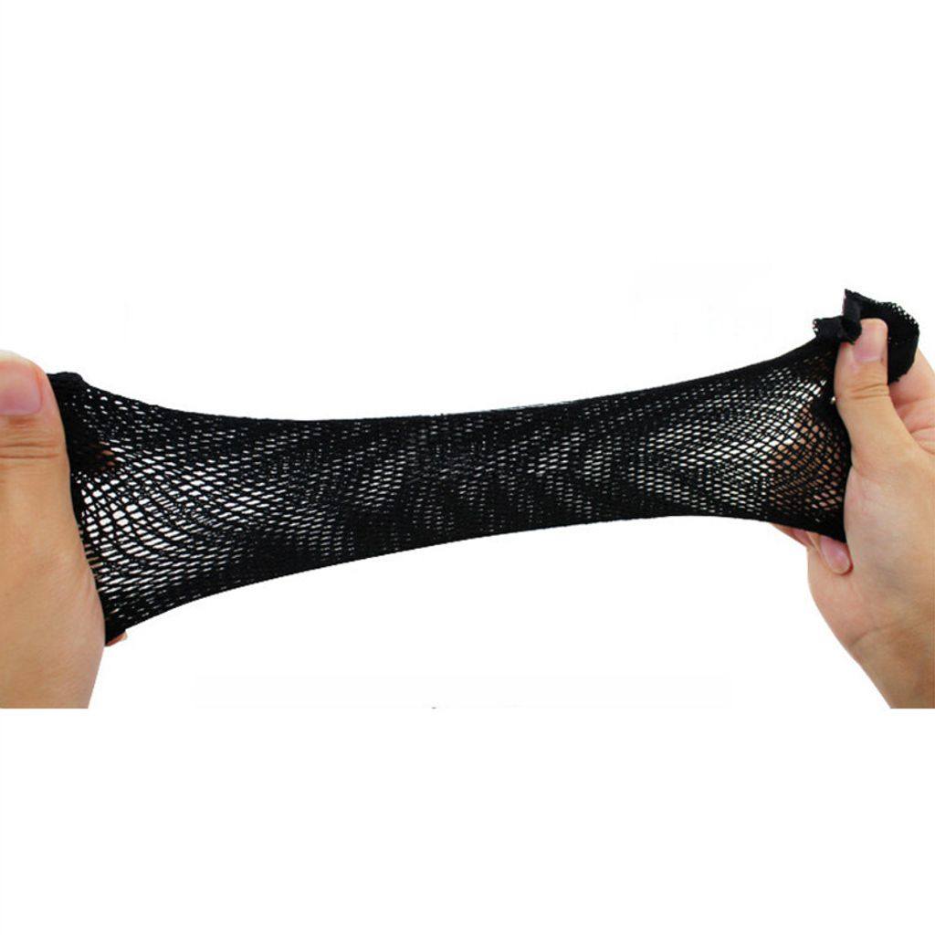 Enet Perücken-Netzkappe Aus Strumpfgewebe – Weich, Dehnbar & Verstellbar, Mittelbraun, Größe M (ca. 55–57 Cm)