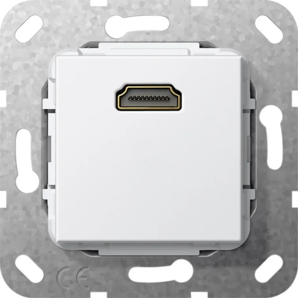 Gira 566903 HDMI rws : Finissez-en avec les Câbles Apparents au Mur