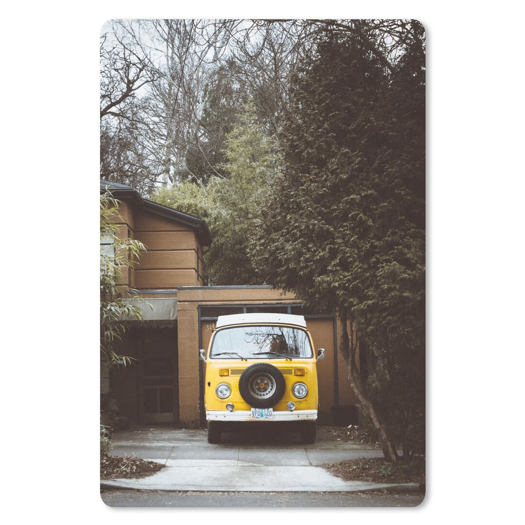 MuchoWow Mauspad Mousepad Auto - Bus - Haus 40x60 cm - Mousepads - Maus Mat - Pad - Mausunterlage - Schreibtisch Accesoire