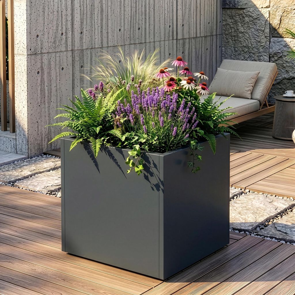 Bac à plantes « Vaargel » - Pot d'intérieur et d'extérieur Image du produit 