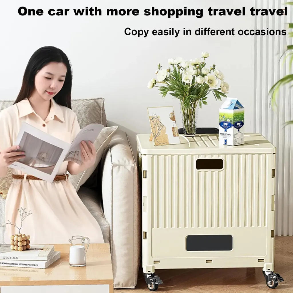 Dites stop au mal de dos avec cette caisse à roulettes pliable