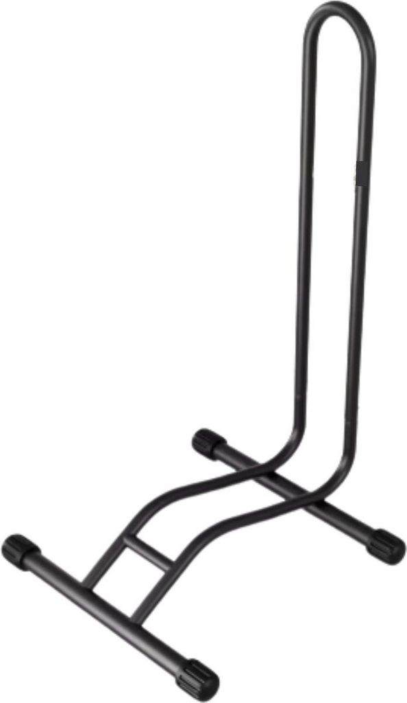 Bolt Edge Fahrradständer für 1 Fahrrad – Freistehendes Fahrradregal – Verstellbar & Verriegelbar – Schwarz Metall – Für Garage, Werkstat...