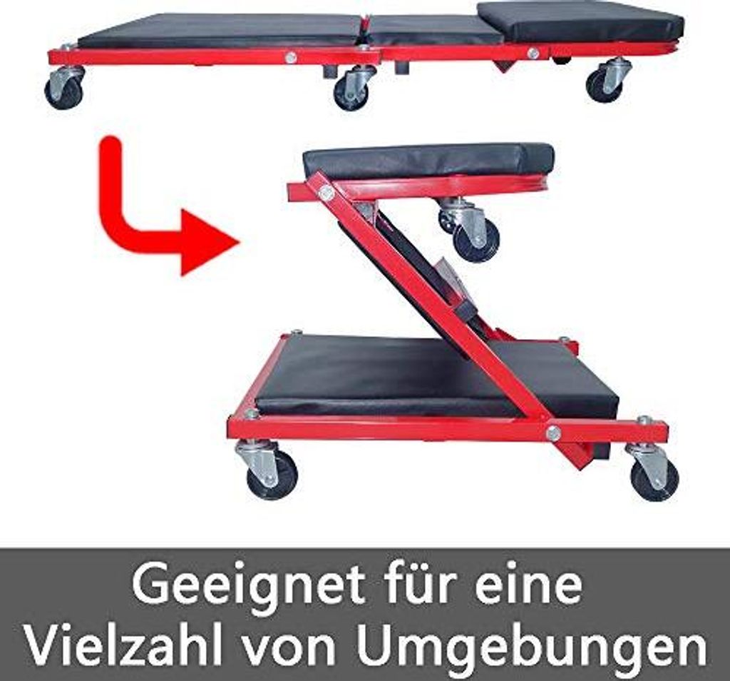 MAR-POL Klappbarer Werkstatthydraulikkran – 2 T Tragkraft – Für Motoren & Mehr